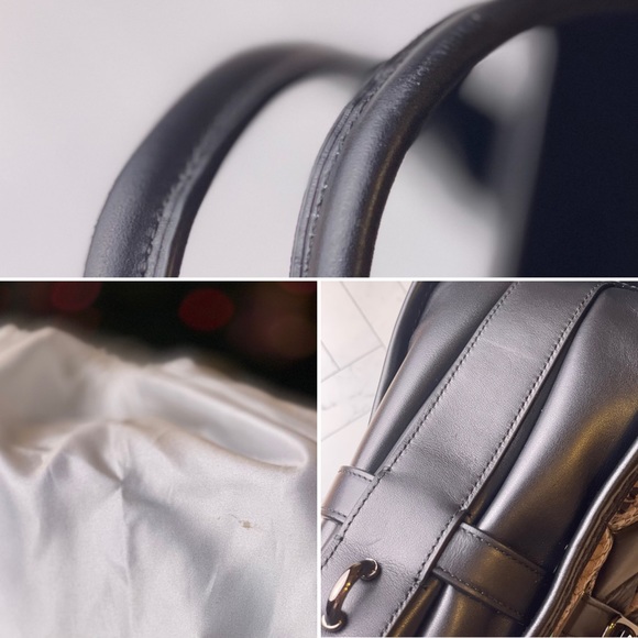 Coach Black Turquoise Canyon Quilted Swagger 27 - Picture 6 of 6